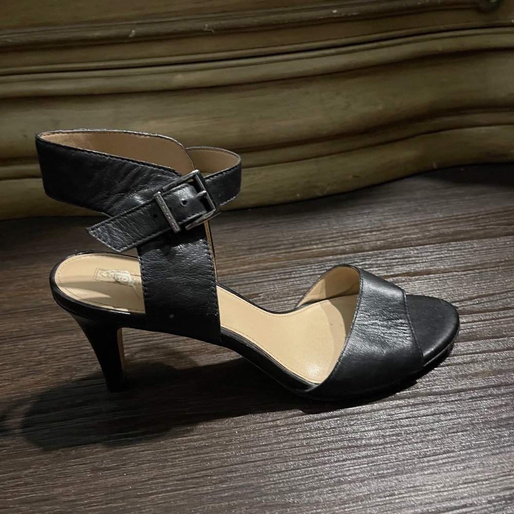 Antonio Melani Black Heels with Buckle